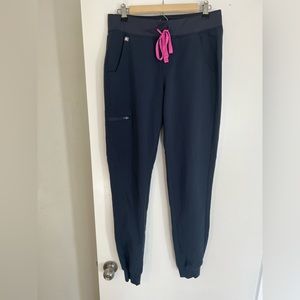 Figs XS Tall Zamora Jogger Scrub Pants Night Sky